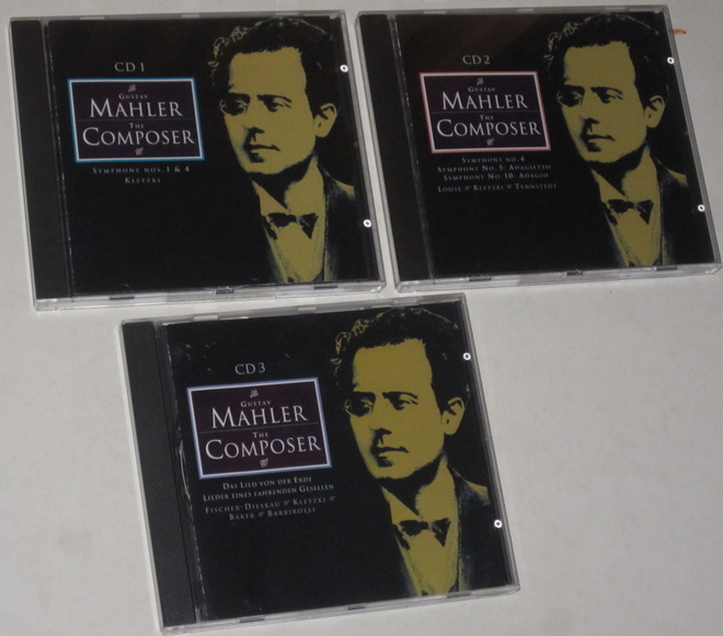 Gustav Mahler the Composer - 3 x CD kokoelma