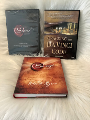 THE SECRET (SALAISUUS) DVD & KIRJA,CRACKIN THE DA VINCI CODE