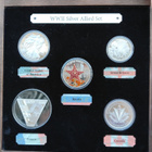 WWII Allied Silver Set 134.82 grammaa PROOF - pikkukuva 1