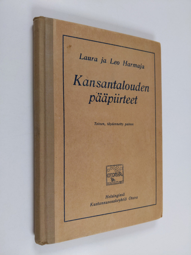 Laura Harmaja : Kansantalouden pääpiirteet