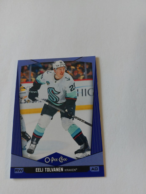 2024-25 O-Pee-Chee Blue #333 Eeli Tolvanen