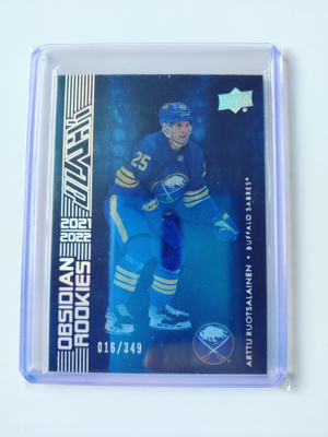 Arttu Ruotsalainen 21-22 UD Black Obsidian Rookies /349