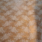 Beige valkoiset pitsi verhot 175x170cm x 4 kpl - pikkukuva 1