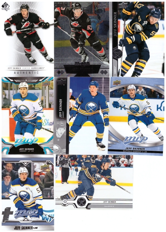 8 x JEFF SKINNER Hurricanes, Sabres