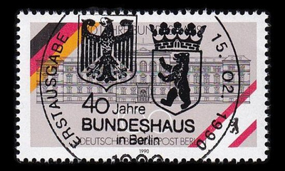 Berlin 867 o Liittopäivätalo 40v EPL (1990)