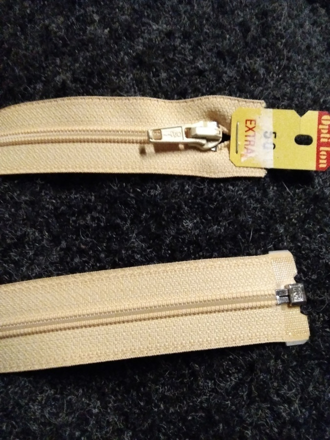50 cm vetoketju keltainen