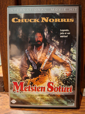 Metsien Soturi DVD (Chuck Norris) Harvinainen Suomijulkaisu