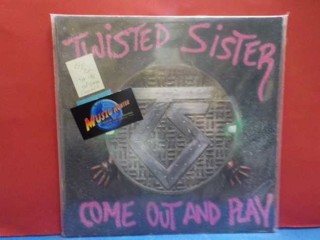 TWISTED SISTER - COME OUT AND PLAY EX+/EX- 1ST GER -85 LP