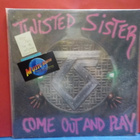 TWISTED SISTER - COME OUT AND PLAY EX+/EX- 1ST GER -85 LP - pikkukuva 1