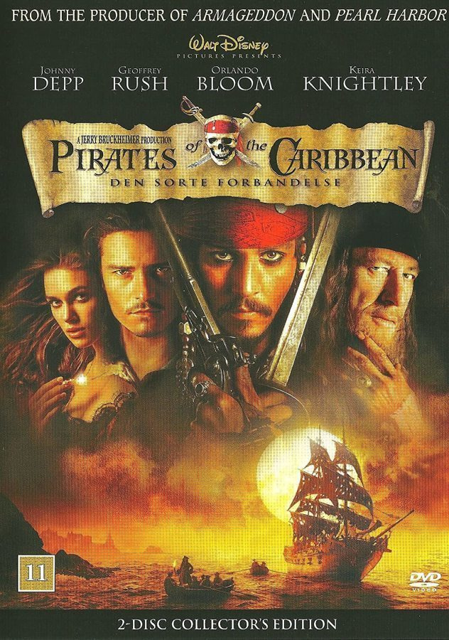 Pirates Of The Caribbean  -  Mustan Helmen Kirous  - (2 DVD)