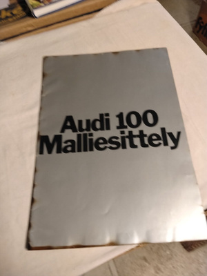audi 100 malliesittely esite 1969