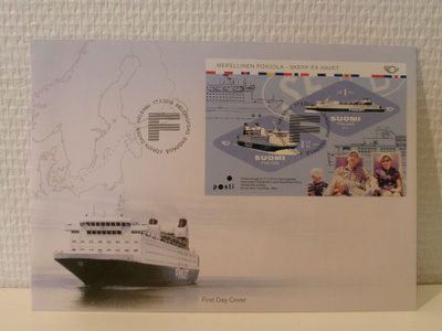 FDC- ensipäiväkuori - Merellinen Pohjola - 2014