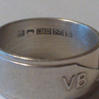 Hopea sormus VB LTL 64, hopea 813 H, design Jannè Jouko - pikkukuva 2