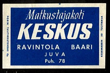 Matkustajakoti KESKUS, Porin Tulitikkutehdas
