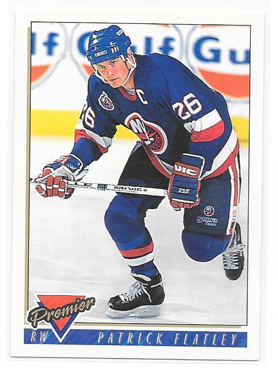 1993-94 Topps Premier #28 Patrick Flatley New York Islanders