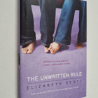 Elizabeth Scott : The Unwritten Rule - pikkukuva 1