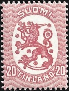 1920 M-17 Saarinen 20 p vaaleanpunainen ** LaPe 91 a A