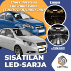 Aveo / Kalos Sisätilan LED-sarja 12-osainen - pikkukuva 1
