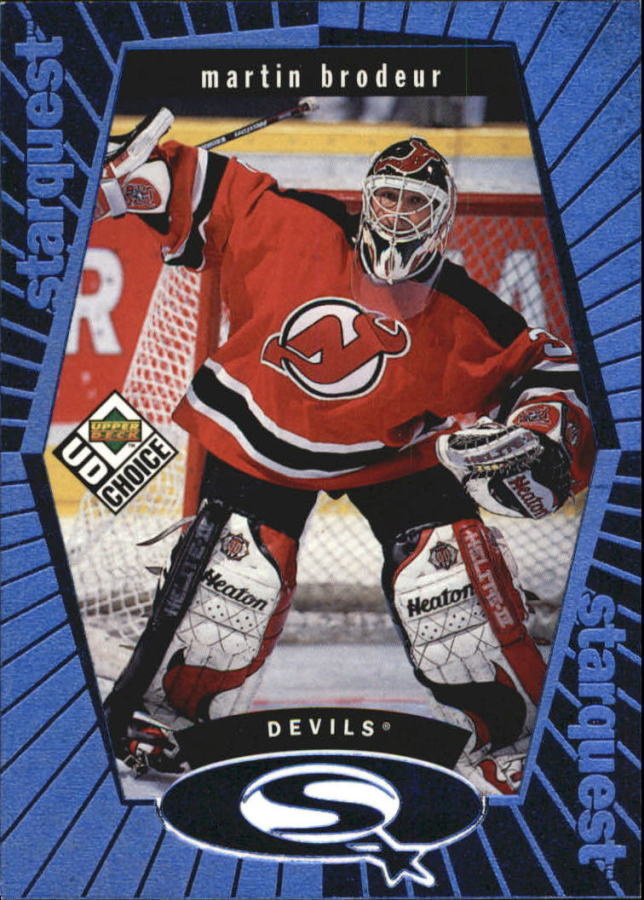 1998-99 UD Choice StarQuest Blue #SQ23 Martin Brodeur