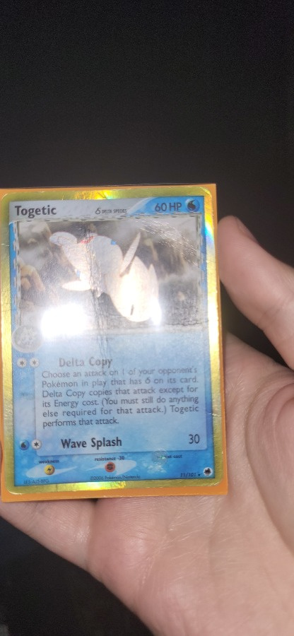 2006 Pokémon/Nintendo Togetic Delta Species #11 Holo card