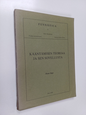 Rune Ingo : Kääntämisen teoriaa ja sen sovellusta