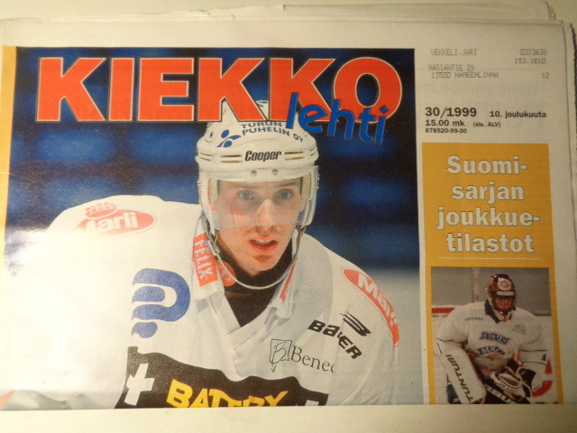 Kiekkolehti Nro 30/1999 (27.11)