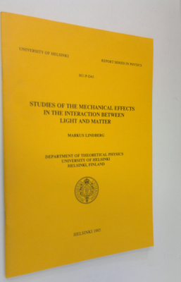 Markus Lindberg : Studies of the mechanical effects in th...