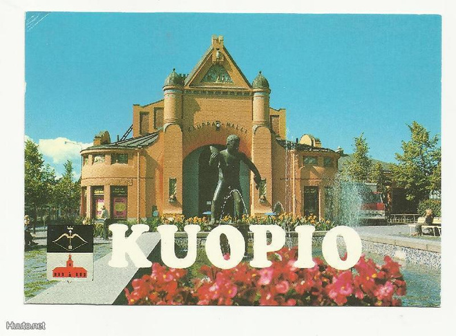 KUOPIO: Kauppahalli ja patsas + vaakuna