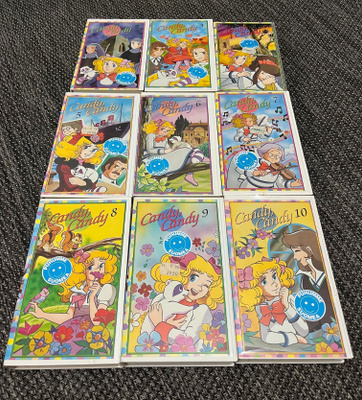 Candy Candy VHS-kasetit 2-10