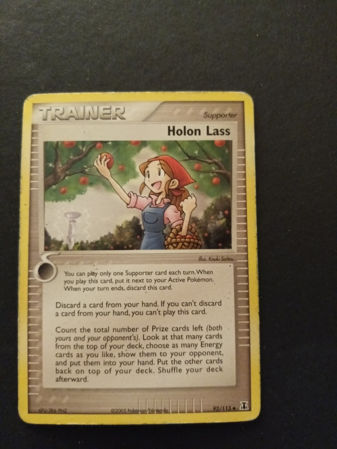 Holon Lass (DS 92) EX Delta Species card