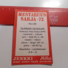 K 6 Jenkki Mestaruus sarja -72 # 69 Gunnar  Isosaari KPV - pikkukuva 2