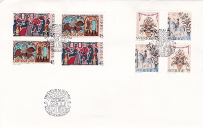 RUOTSI 1973 - Fa 845/48 FDC KUORI