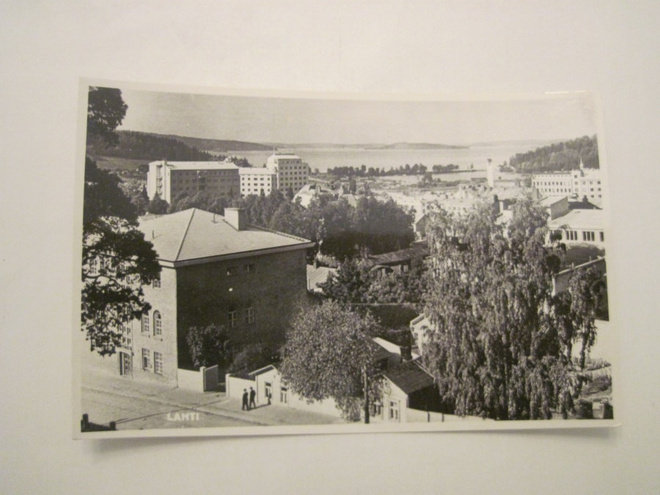 VANHA Postikortti Lahti 1950-l Alkup.Mallikappale