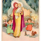 SEIMI / Ihana Maria, Jeesus-lapsi, enkelit, eläimiä. 1940-l. - pikkukuva 2