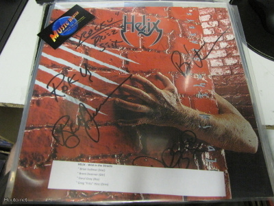HELIX - WILD IN THE STREETS LP NELJÄLLÄ NIMMARILLA