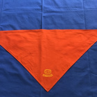 Oranssi puuvillainen vintage huivi 70- luvulta - pikkukuva 1