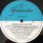 Tamara Lund: Mä elän... LP VG+ - pikkukuva 4