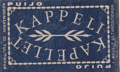 Helsinki, KAPPELI, Puijo   b512