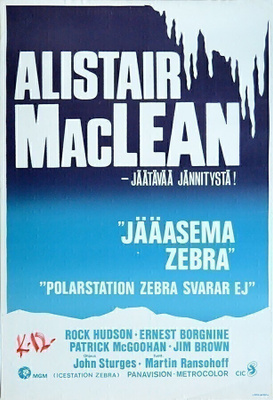 Elokuvajuliste: Jääasema Zebra (Alistair MacLean)
