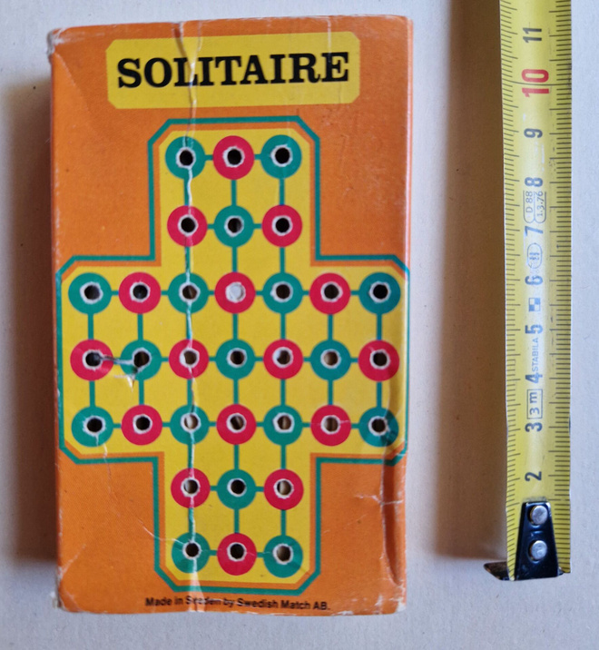 Solitaire vintage tikkupeli