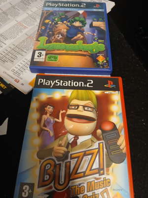 Lemmings ja buzz ps2