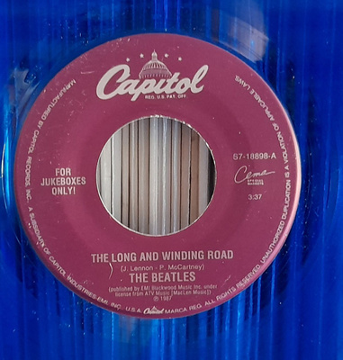 Beatles - The long and winding road / For you blue 7"