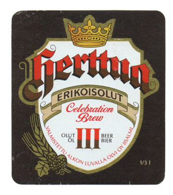 Olvi HERTTUA III ERIKOISOLUT  Etiketti.