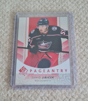2022-23 SP Authentic Pageantry Red David Jiricek #P-85