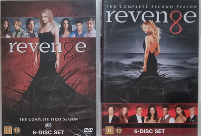 REVENGE / KOSTO, KAUDET 1 & 2 DVD (2 X 6 DISC)