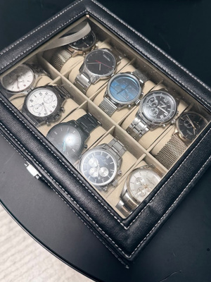Hilfiger, Guess, ck, Fossil, Jacoues Lemans