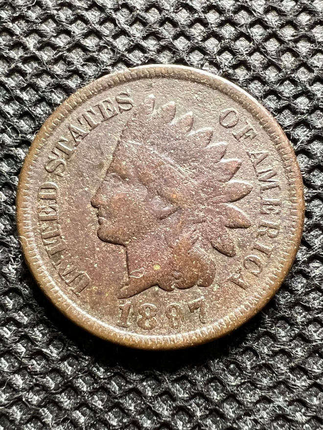 USA Indian Head Penny 1897