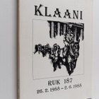 RUK 187 : Klaani : 26.2.1988 - 2.6.1988 - pikkukuva 1