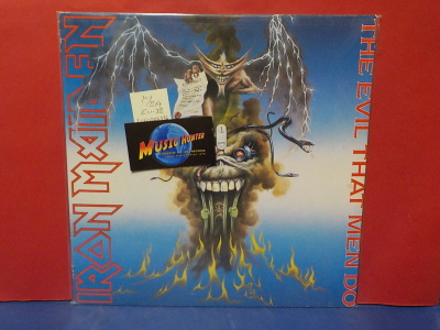 IRON MAIDEN - THE EVIL THAT MEN DO M-/EX+ EU -88 12 MAXI