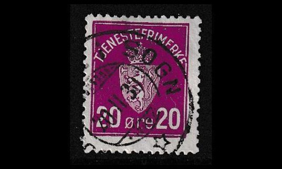 Norja 4 o Virkamerkki 20 öre (1926)